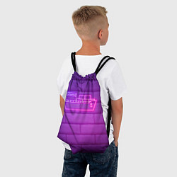 Рюкзак-мешок Судно неон, цвет: 3D-принт — фото 2
