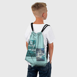 Рюкзак-мешок Море, цвет: 3D-принт — фото 2