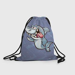 Рюкзак-мешок Акула, цвет: 3D-принт