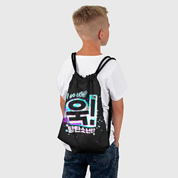Рюкзак-мешок UGH BTS, цвет: 3D-принт — фото 2