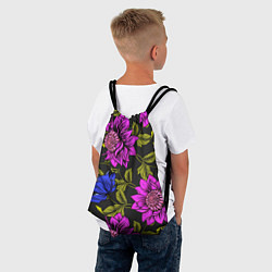 Рюкзак-мешок Цветочный Паттерн, цвет: 3D-принт — фото 2