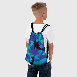 Рюкзак-мешок Акулы паттерн, цвет: 3D-принт — фото 2