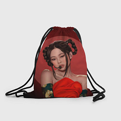 Рюкзак-мешок Дженни BLACKPINK, цвет: 3D-принт