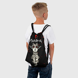 Рюкзак-мешок Загред Чёрный Клевер, цвет: 3D-принт — фото 2