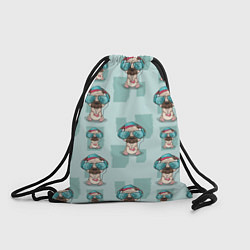 Рюкзак-мешок Крутой песик, цвет: 3D-принт