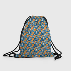 Рюкзак-мешок АПЕЛЬСИННЫЙ ПАТТЕРН ФРУКТЫ, цвет: 3D-принт