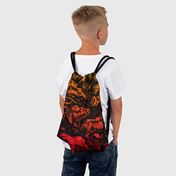 Рюкзак-мешок Grotesque animals, цвет: 3D-принт — фото 2