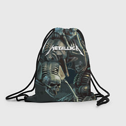 Рюкзак-мешок Metallica Metal Skull, цвет: 3D-принт
