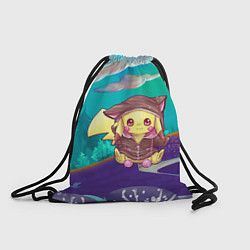 Рюкзак-мешок Покемон в костюме, цвет: 3D-принт