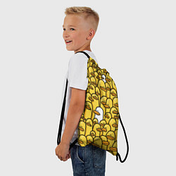 Рюкзак-мешок Утки, цвет: 3D-принт — фото 2