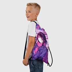Рюкзак-мешок Бездомный бог Хиёри, цвет: 3D-принт — фото 2