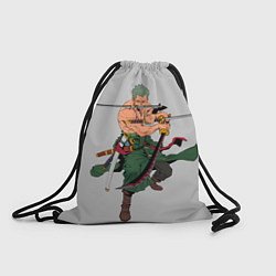 Рюкзак-мешок Арт Ророноа Зоро, One Piece, цвет: 3D-принт