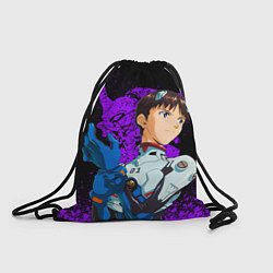 Рюкзак-мешок ЕВАНГЕЛИОН, цвет: 3D-принт