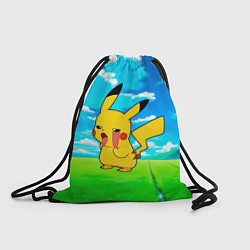 Рюкзак-мешок Уставший Пикачу, цвет: 3D-принт