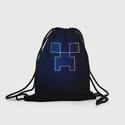 Рюкзак-мешок Неоновый крипер, цвет: 3D-принт