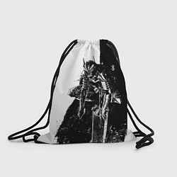 Рюкзак-мешок Берсерк черно-белый, цвет: 3D-принт