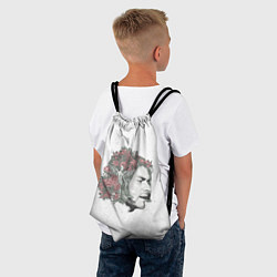 Рюкзак-мешок Цветы в волосах, цвет: 3D-принт — фото 2