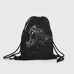 Рюкзак-мешок Пантера в ночи, цвет: 3D-принт