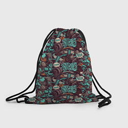 Рюкзак-мешок Чувак на спорте, цвет: 3D-принт