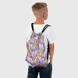 Рюкзак-мешок Тигр в цветах, цвет: 3D-принт — фото 2