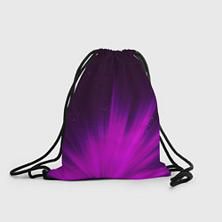 Рюкзак-мешок СИРЕНЬЕВЫЕ ЛУЧИ, цвет: 3D-принт