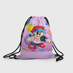 Рюкзак-мешок Friday Night Funkin парень, цвет: 3D-принт
