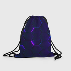 Рюкзак-мешок НЕОНОВАЯ БРОНЯ, цвет: 3D-принт