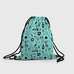 Рюкзак-мешок SkullS, цвет: 3D-принт