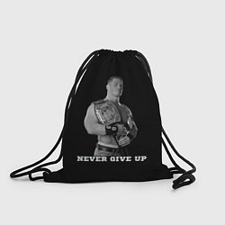Рюкзак-мешок Never give up, цвет: 3D-принт