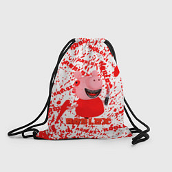 Рюкзак-мешок Roblox piggyСвинка Пигги, цвет: 3D-принт