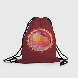 Рюкзак-мешок Чермандер спит, цвет: 3D-принт