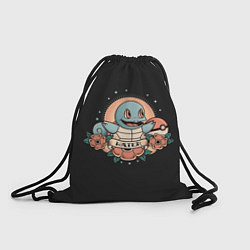 Рюкзак-мешок Тату Сквиртл, цвет: 3D-принт