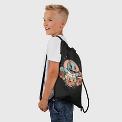 Рюкзак-мешок Тату Сквиртл, цвет: 3D-принт — фото 2