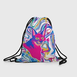 Рюкзак-мешок Floppa Art, цвет: 3D-принт