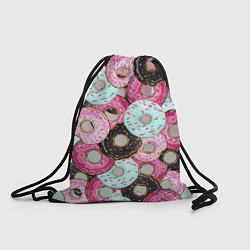 Рюкзак-мешок Пончик, цвет: 3D-принт