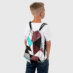 Рюкзак-мешок Геометрический узор, цвет: 3D-принт — фото 2