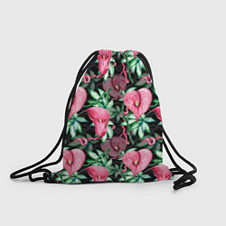 Рюкзак-мешок Цветы в райском саду, цвет: 3D-принт