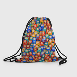 Рюкзак-мешок Матрёшки, цвет: 3D-принт