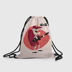Рюкзак-мешок Ангус Янг ACDC, цвет: 3D-принт