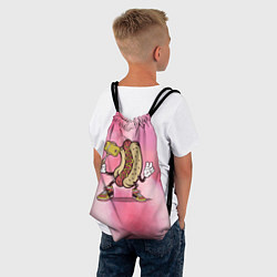 Рюкзак-мешок Хотдог сэлфи, цвет: 3D-принт — фото 2