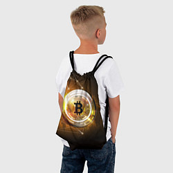 Рюкзак-мешок КРИПТОВАЛЮТА БИТКОИН, цвет: 3D-принт — фото 2