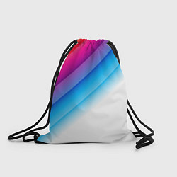 Рюкзак-мешок РАДУЖНЫЕ ПОЛОСЫ RAINBOW Z, цвет: 3D-принт