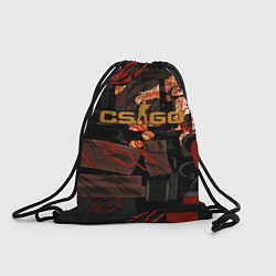Рюкзак-мешок HOWL ВОЙ СКИН CS, цвет: 3D-принт