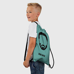 Рюкзак-мешок Джон Уик, цвет: 3D-принт — фото 2