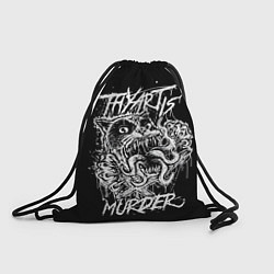Рюкзак-мешок Thy Art Is Murder, цвет: 3D-принт