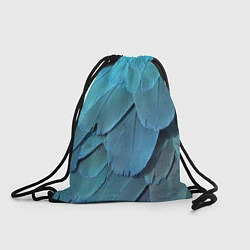 Рюкзак-мешок Перья попугая, цвет: 3D-принт