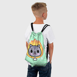 Рюкзак-мешок Toca Boca Cat, цвет: 3D-принт — фото 2