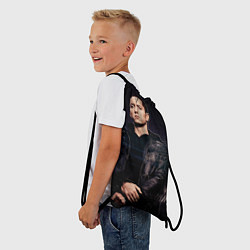 Рюкзак-мешок Eminem Black, цвет: 3D-принт — фото 2