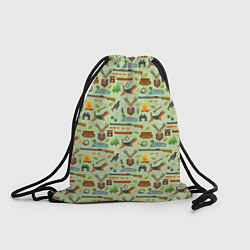Рюкзак-мешок Охота, цвет: 3D-принт