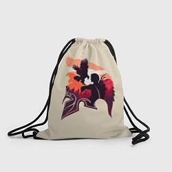 Рюкзак-мешок Кассандра с ястребом, цвет: 3D-принт